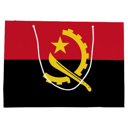 Patriottische Angolese vlag Groot Cadeauzakje (Achterkant)