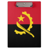 Patriottische Angolese vlag Klembord (Voorkant)