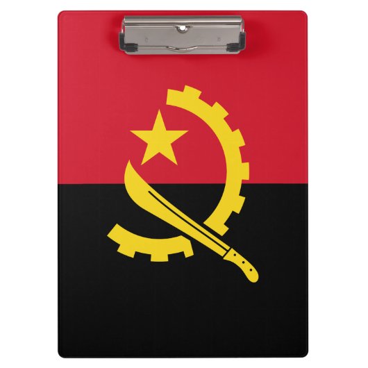 Patriottische Angolese vlag Klembord (Voorkant)