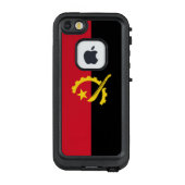 Patriottische Angolese vlag LifeProof iPhone Hoesje (Achterkant)