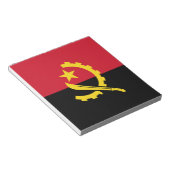 Patriottische Angolese vlag Notitieblok (Schuin)