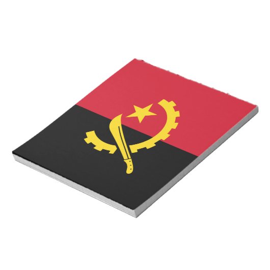 Patriottische Angolese vlag Notitieblok (Linkerzijde)