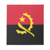 Patriottische Angolese vlag Notitieblok (Voorkant)