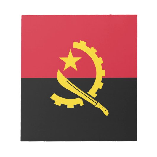 Patriottische Angolese vlag Notitieblok (Voorkant)