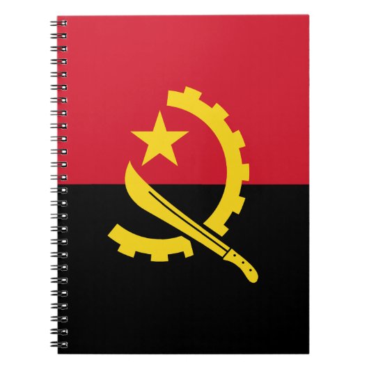 Patriottische Angolese vlag Notitieboek (Voorkant)