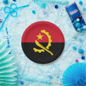 Patriottische Angolese vlag Papieren Bordje (Feest)