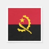 Patriottische Angolese vlag Servetten (Voorkant)