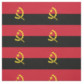 Patriottische Angolese vlag Stof (Swatch)