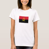 Patriottische Angolese vlag T-shirt (Voorkant)