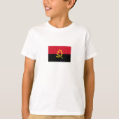 Patriottische Angolese vlag T-shirt (Voorkant)