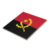 Patriottische Angolese vlag Tegeltje (Zijkant)