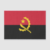 Patriottische Angolese vlag Tissuepapier (Voorkant)