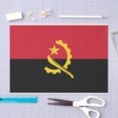 Patriottische Angolese vlag Tissuepapier (Craft)