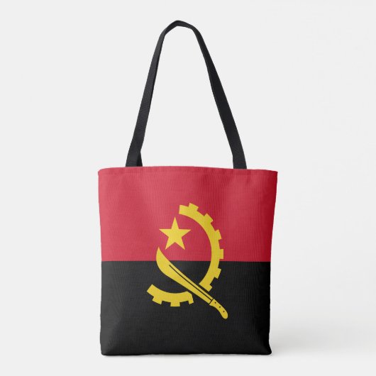 Patriottische Angolese vlag Tote Bag (Achterkant)