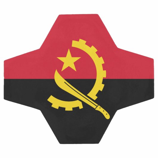 Patriottische Angolese vlag Voetbal (Enkel)