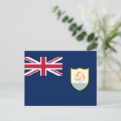 Patriottische Anguilla-vlag Briefkaart (Staand voorkant)