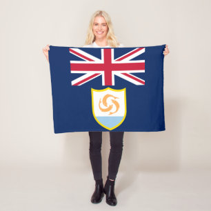 Patriottische Anguilla-vlag Fleece Deken