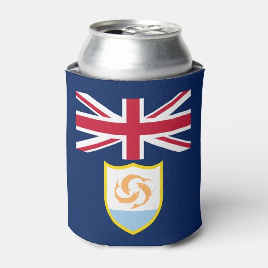 Patriottische Anguilla Vlag Kan Koeler (Blikje Voorkant)