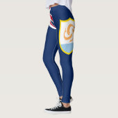 Patriottische Anguilla-vlag Leggings (Links)
