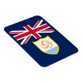 Patriottische Anguilla Vlag Magneet (Rechterzijde)