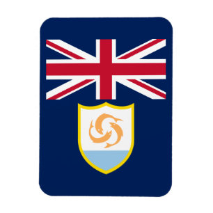 Patriottische Anguilla Vlag Magneet