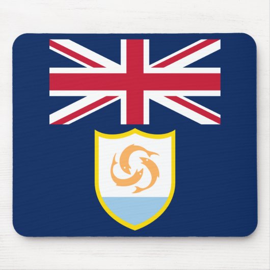 Patriottische Anguilla-vlag muismat (Voorkant)