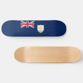 Patriottische Anguilla-vlag Persoonlijk Skateboard (Horizontaal)