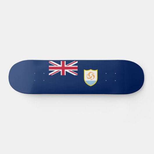 Patriottische Anguilla-vlag Persoonlijk Skateboard (Horizontaal)