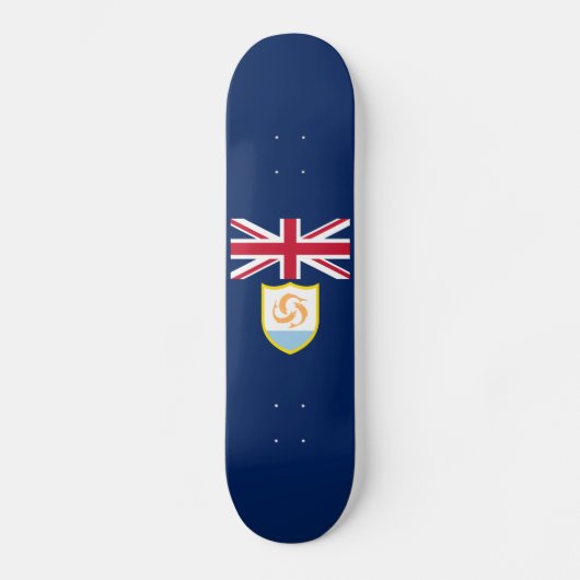 Patriottische Anguilla Vlag Skateboard (Voorkant)