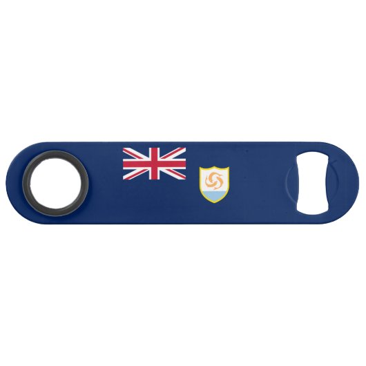 Patriottische Anguilla-vlag Speed Flessenopener (Voorkant (Horizontaal))