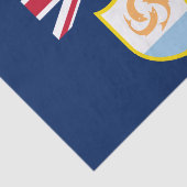 Patriottische Anguilla-vlag tissuepapier (Detail)