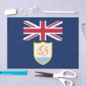 Patriottische Anguilla-vlag tissuepapier (Craft)
