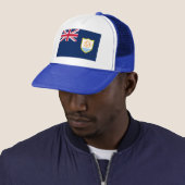 Patriottische Anguilla-vlag Trucker Pet (In situ)