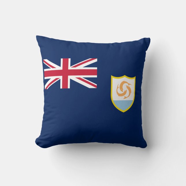 Patriottische Anguillaanse vlag Kussen (Voorkant)