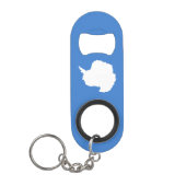 Patriottische Antarctica Sleutelhanger flesopening Mini Flessenopener (Voorkant)