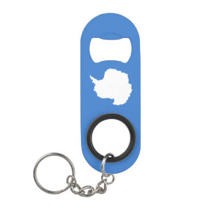 Patriottische Antarctica Sleutelhanger flesopening Mini Flessenopener