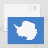 Patriottische Antarctica-vlag Briefkaart (Voorkant / Achterkant)
