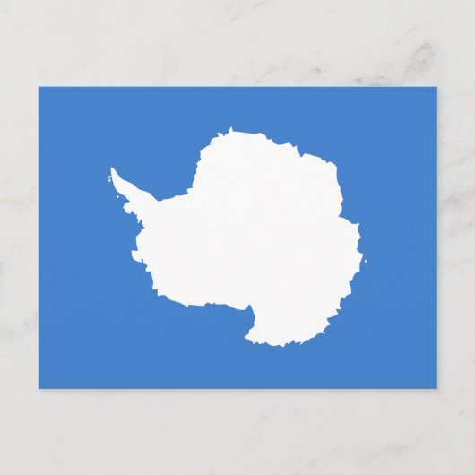 Patriottische Antarctica-vlag Briefkaart (Voorkant)