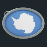 Patriottische Antarctica-vlag Gesp<br><div class="desc">Patriottische vlag van Antarctica.</div>