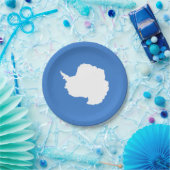 Patriottische Antarctica-vlag Papieren Bordje (Feest)