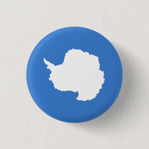 Patriottische Antarctica-vlag Ronde Button 3,2 Cm
