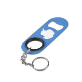 Patriottische Antarctica Vlag Sleutelhanger Flesop Mini Flessenopener (Achterkant Gekanteld)