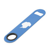 Patriottische Antarctica-vlag Speed Flessenopener (Voorkant Gekanteld)