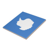 Patriottische Antarctica-vlag Tegeltje (Zijkant)