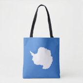Patriottische Antarctica-vlag Tote Bag (Voorkant)