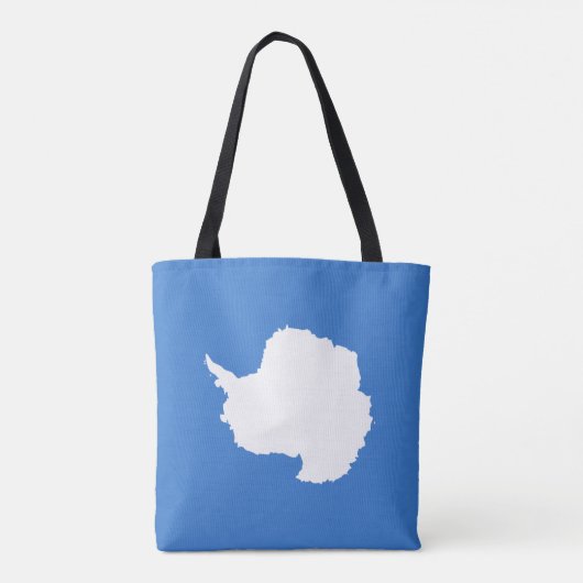 Patriottische Antarctica-vlag Tote Bag (Achterkant)