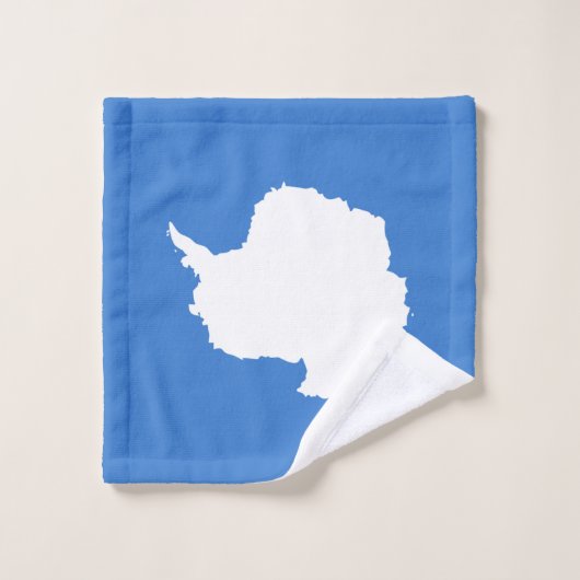 Patriottische Antarctica-vlag Washandje (Wasdoekje)