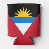 Patriottische antigua en Barbuda-Koelbox Blikjeskoeler (Voorkant)