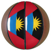 Patriottische antigua en Barbuda-vlag Basketbal (Verticaal)