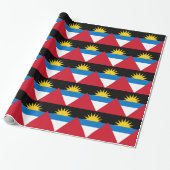 Patriottische antigua en Barbuda-vlag Cadeaupapier (Uitgerold)
